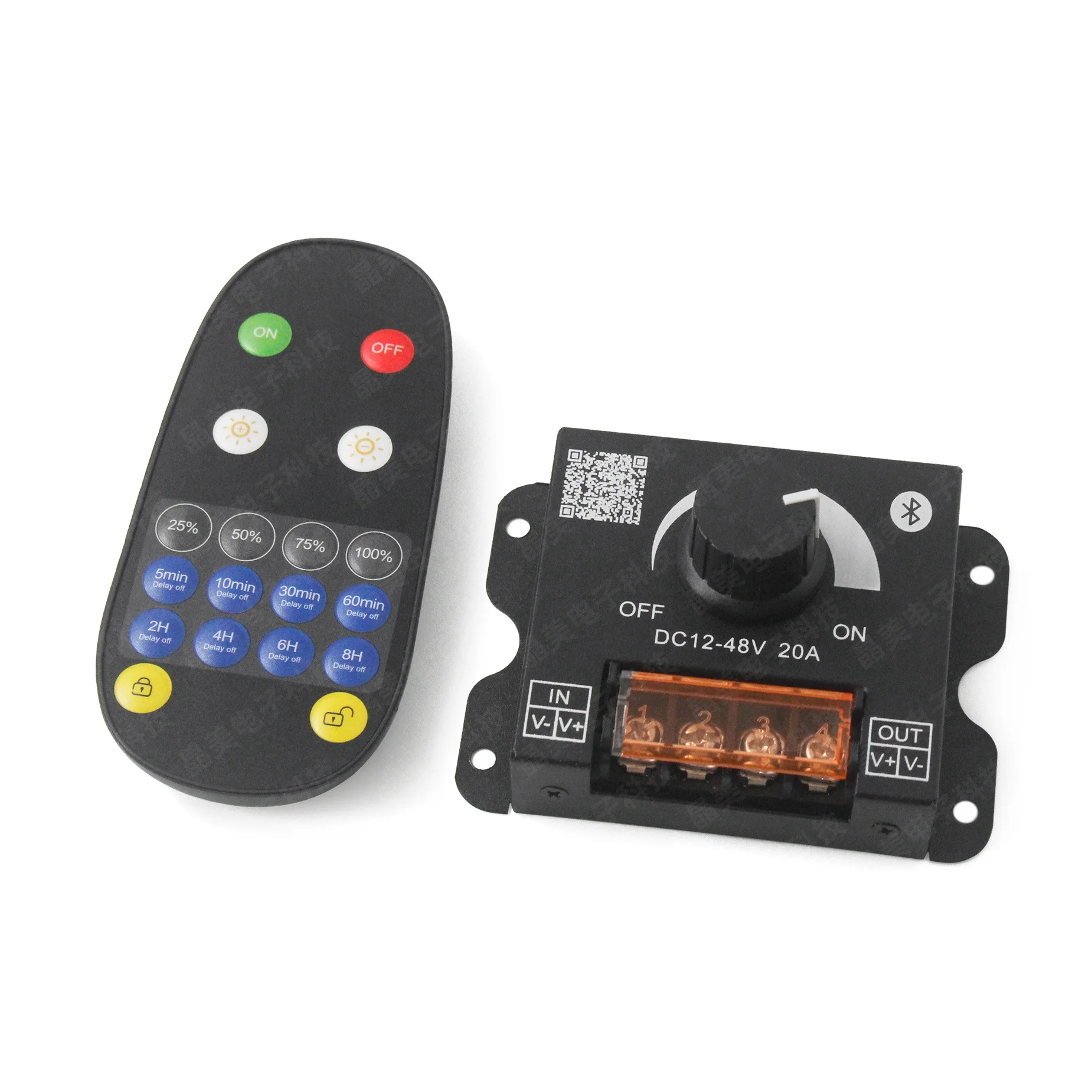 Wireless RF18 Key Bluetooth Monochrome Knob Dimmer DC12-48V Monochrome Knob Dimmer Light Strip