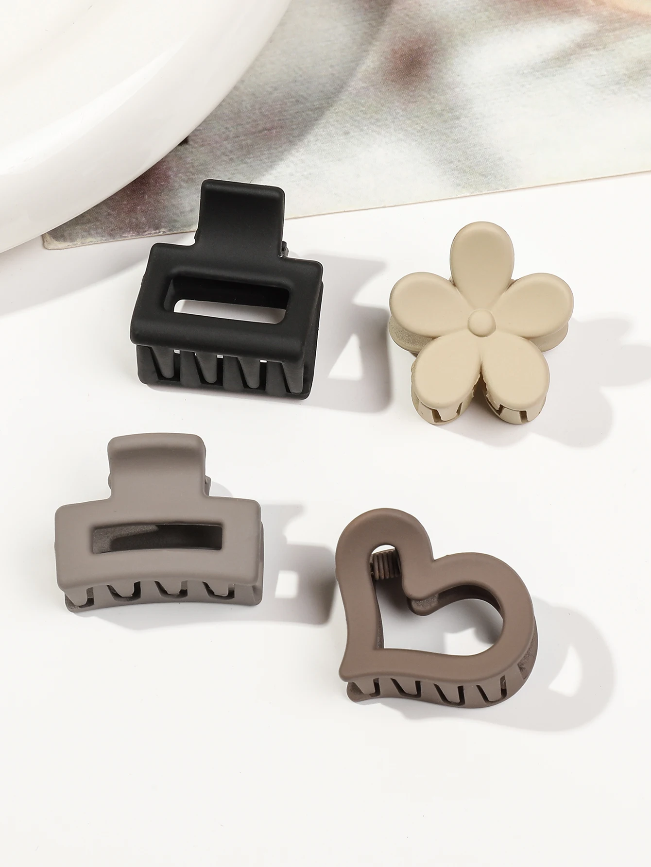 20 PCS Small Hair Clips for Women & Girls, Durable Matte Claw Clips for Thin Hair, Strong Hold NonSlip Cute Mini Hair Clips image 4