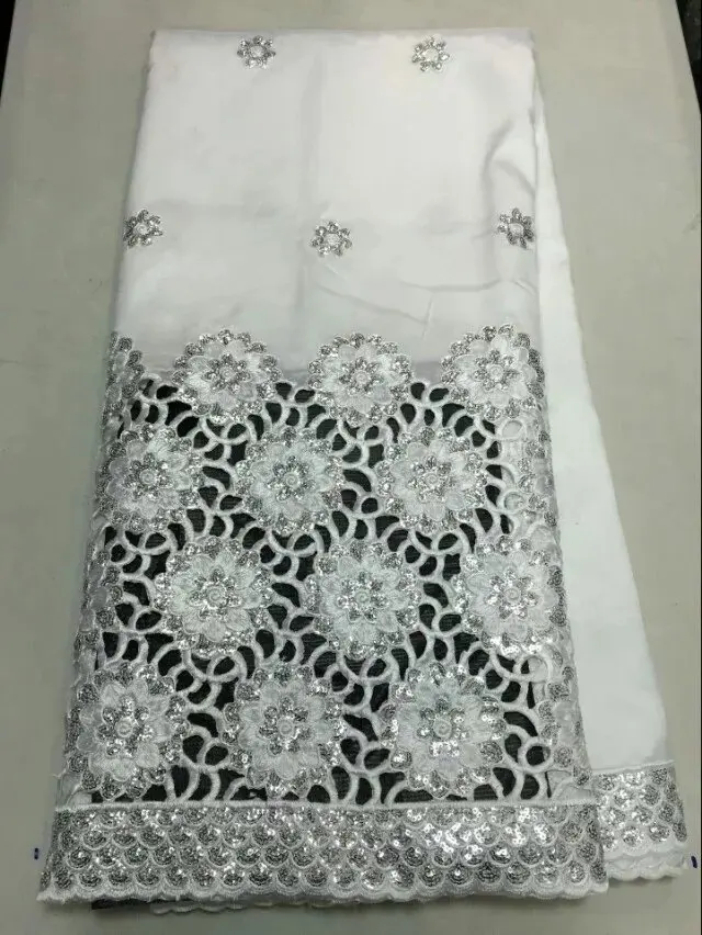 2024 New arrival high quality African george lace fabric,lowest price French lace swiss voile laces for wedding 5 yards