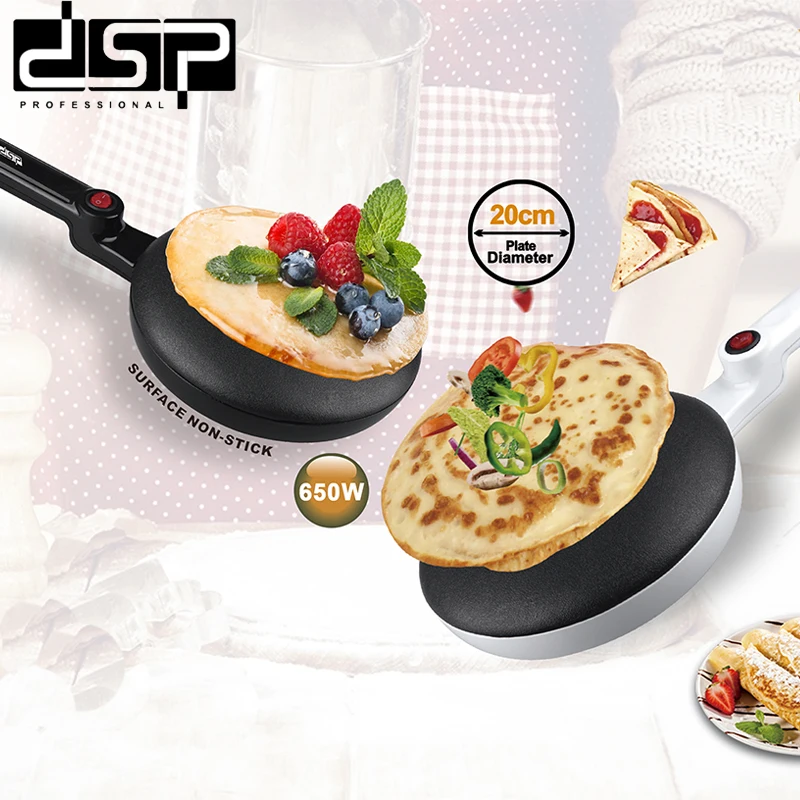 DSP Pancake Crepe Maker Easy To Control Portable Electric Crepe Maker 20cm