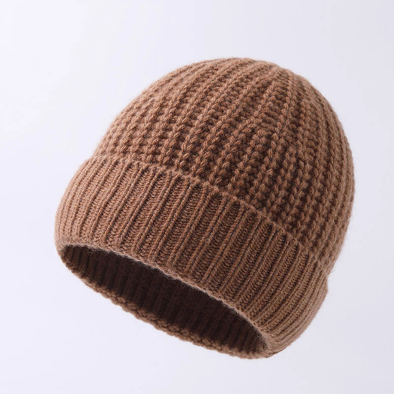 Topi Syal Wanita Musim Dingin Beanie Wol Kasmir Rajut Warna Solid Aksesori Hangat Untuk Musim Gugur Cuaca Dingin Olahraga Ski Luar Ruangan
