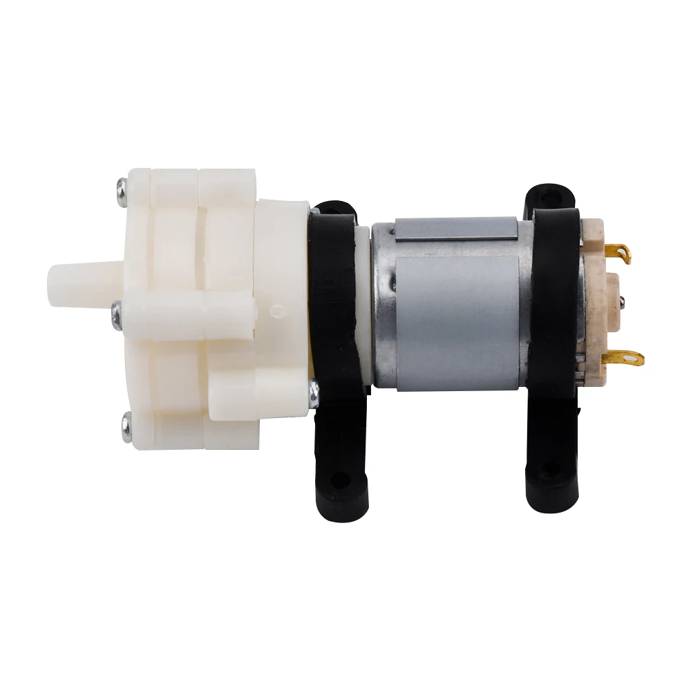DC 6-12V R385 Micro Water Pump Motor Self Priming Pump Silent Electric Diaphragm Pump Large Flow 1.45L/Min ABS Food Grade