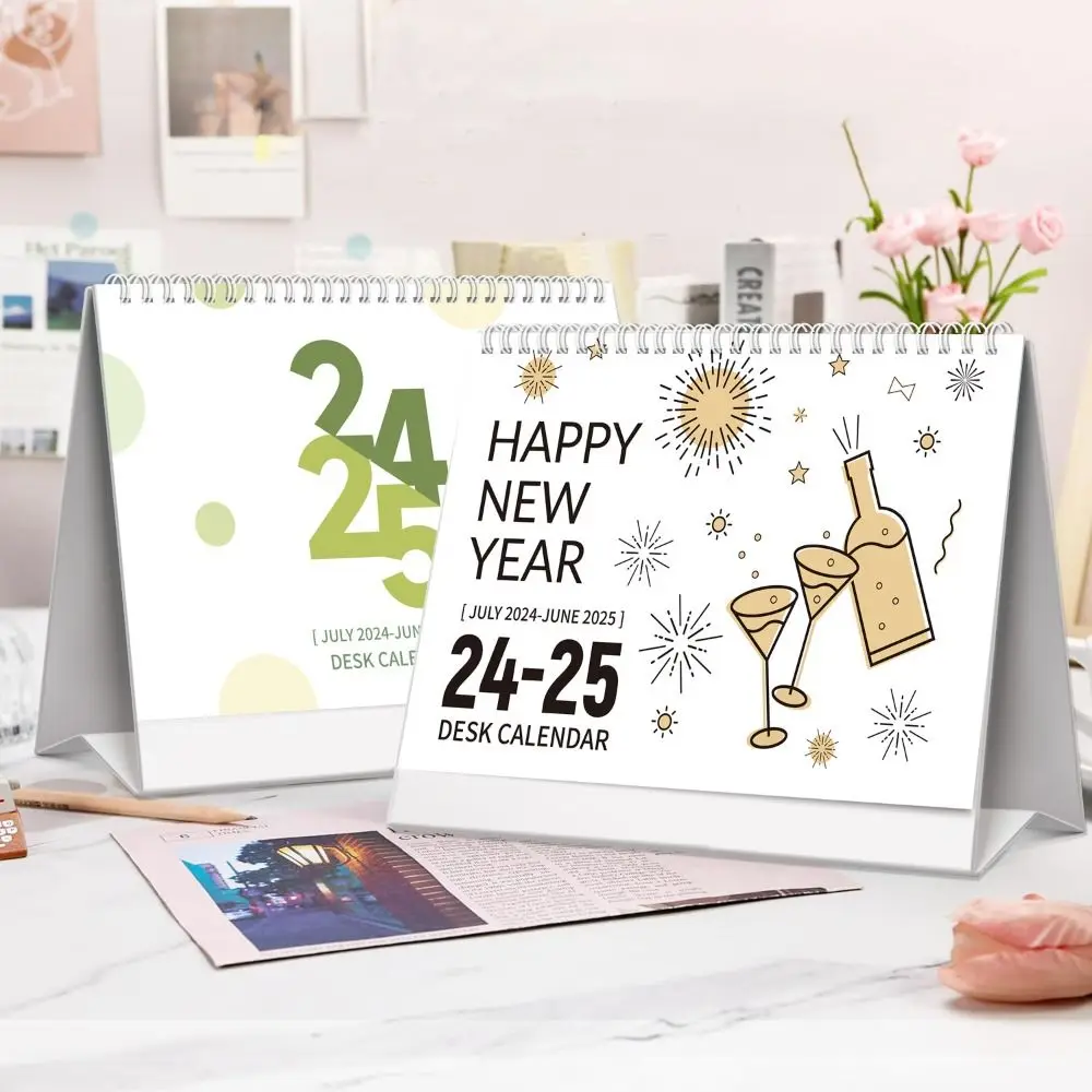 

Creative Paper Desk Calendar Stationery Supplies English Agenda Planner Home Decoration Multifunctional Calendar