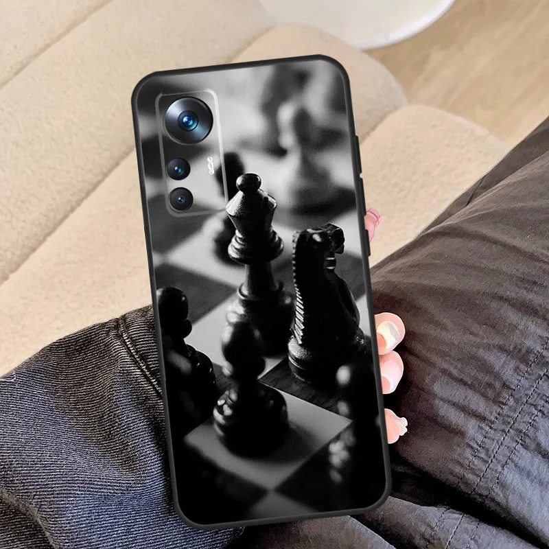 Chess Pieces Case For POCO F5 X5 X3 Pro F4 X4 F3 C65 Cover For Xiaomi 13T Pro 11T 12T 14 12 13 Lite 12X