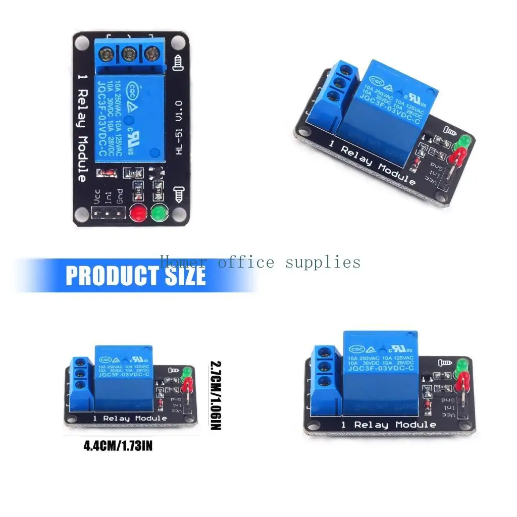

K43B KF301 Terminal Relays Module 3.3V DC250V LED Indicators Easy Installation Board