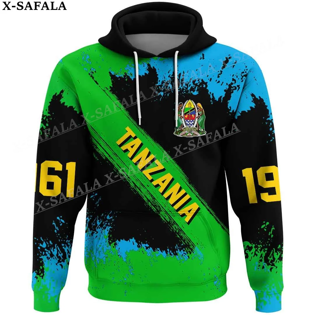 

Tanzania Coat Of Arms Flag3D Print Zipper Hoodie For Men Pullover Sweatshirt Hooded Jersey Tracksuit Outwear Coat Casual-2