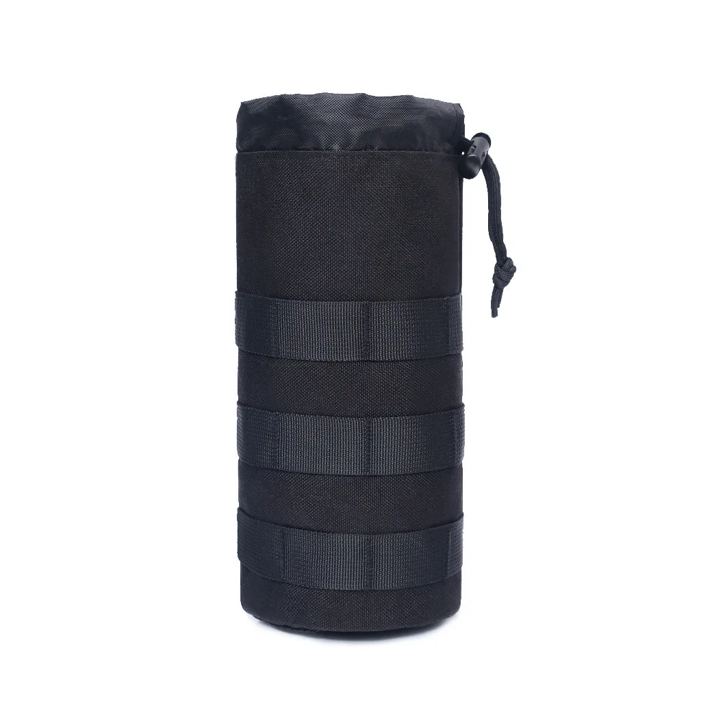 Taktische Wasserflaschentasche Molle-Beutelhalter für Outdoor, Reisen, Camping, Wandern, Radfahren, Angeln, Jagd, Wasserflaschen- und Kesselträger