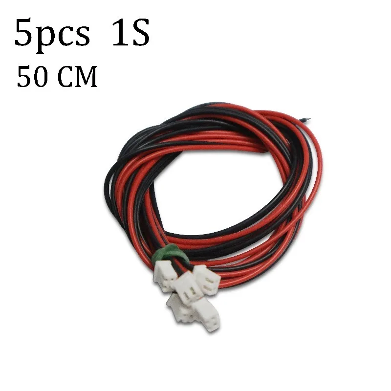 5 Stück/1-8S 50cm 22AWG Geeignet für IMAX B6 RC-Modell Lithium-Polymer-Akku Balance-Ladeanschluss Kabelverbinder JST-XH Kabel