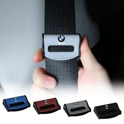 2PCS Car Seatbelt Stopper Adjuster Clip Safety Seat Belt Buckle Clip For BMW Performance M E46 E90 E60 F30 E39 F10 Auto Styling