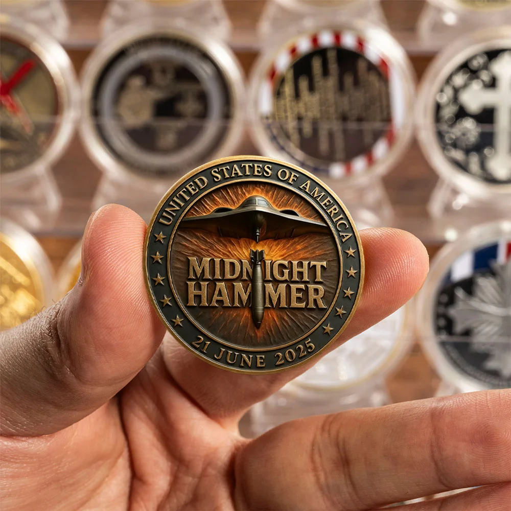 UFO عملة تذكارية مطلية بالذهب 21 يونيو 2025 مجموعة عملة ديكور المنزل