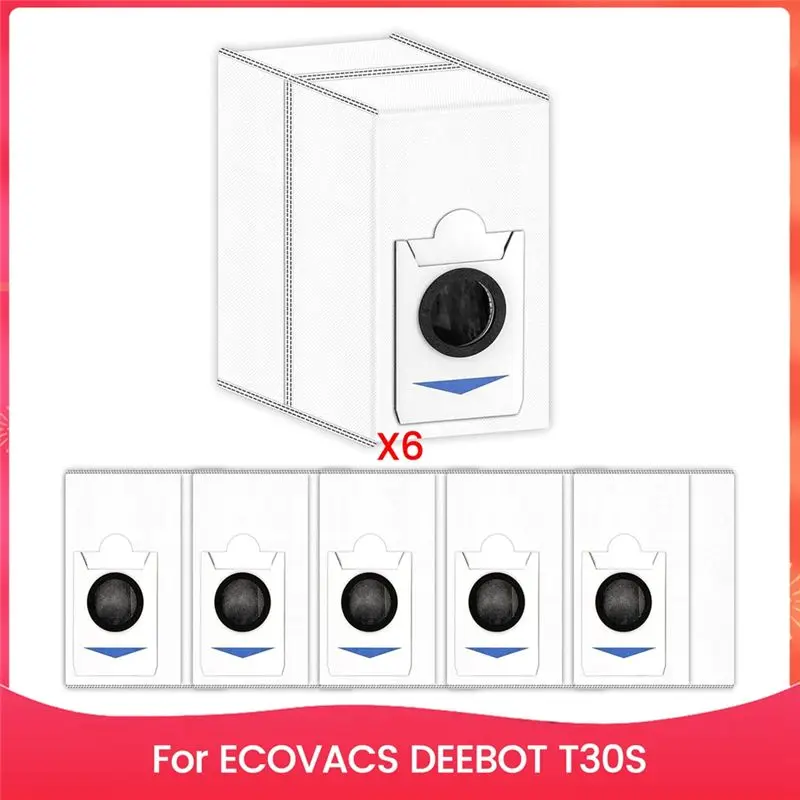 

Мешки для сбора пыли AC62 для роботов-пылесосов Forecovacs DEEBOT T30S Combo/ X2 Combo/ T30S/ T30S AI, комплект аксессуаров