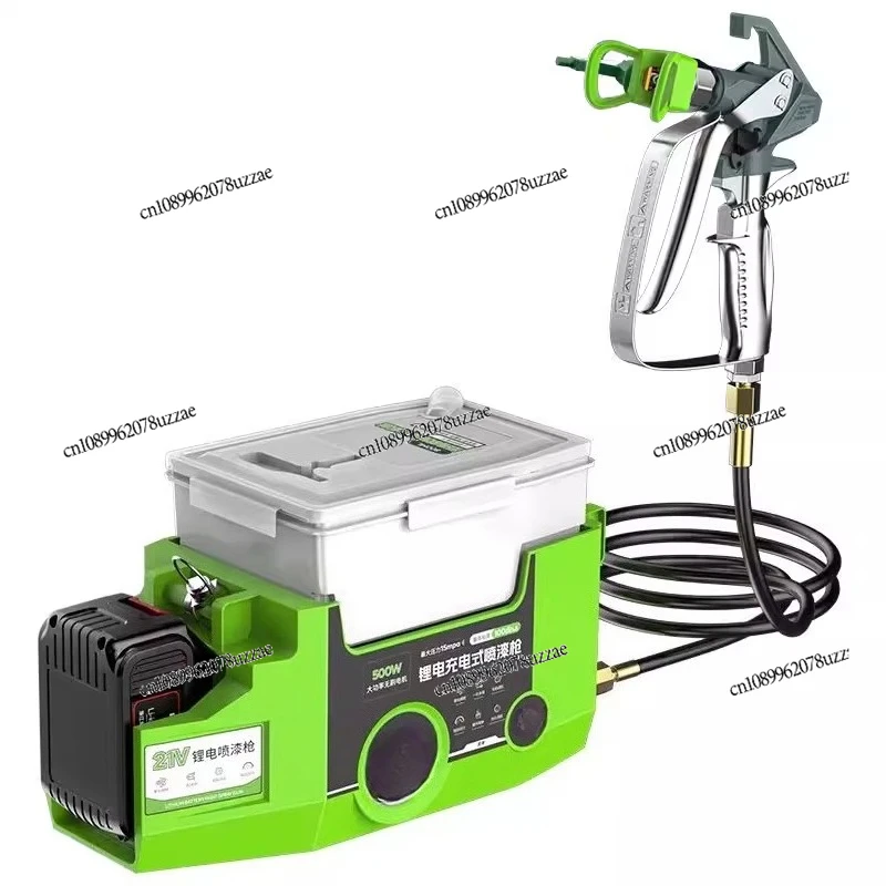

Lithium Battery Spray Gun High Pressure Airless Spraying Machine Accessories Small Latex Paint Rechargeable Paint Spray Gun