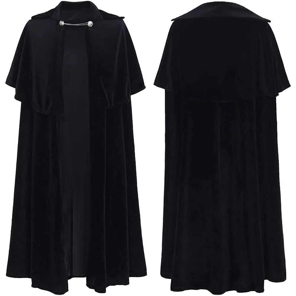 Velvet Cosplay  Cape 5 Colors loween Death God Role-plang Cloak for Women Autumn  Stage Costume