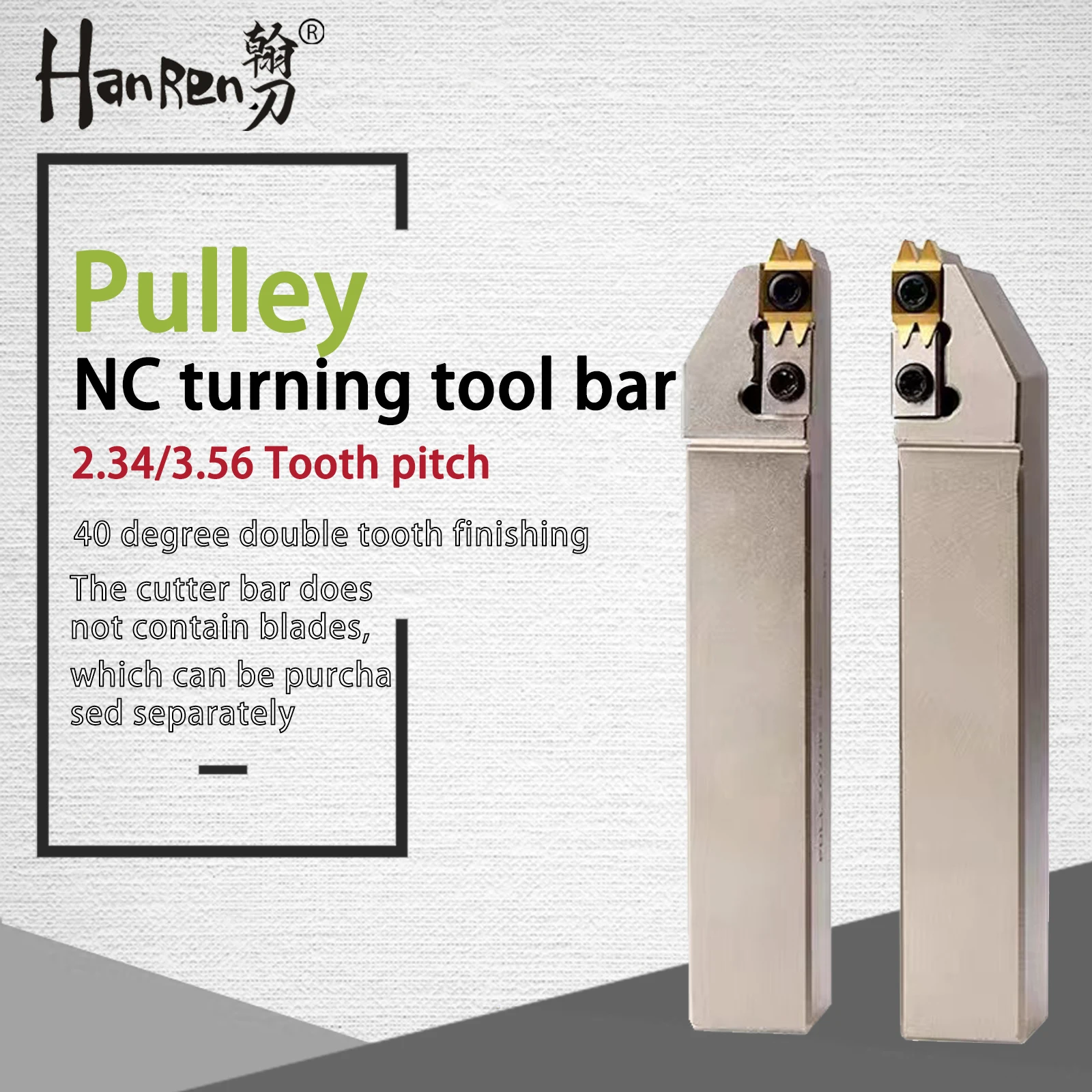 Belt Pulley Cutter PDL Face 40 Degree Double Tooth Grooving Tools PDLR2020 2525 Cemented carbide 2.34 3.56 Lathe tool