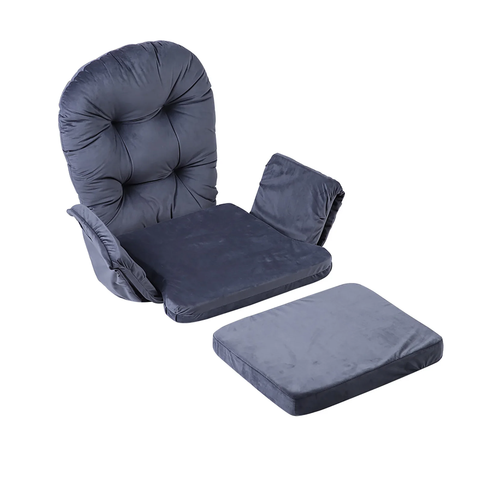 

Soft Velvet Cotton Chair Cushion Stool Pad Set Comfortable Chair Pad Cushion Warm Cover for Home Livingroom Office