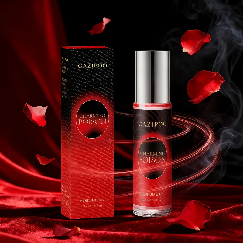 

Women's Roll-On Pheromone Oil 10ml, Long Lasting Fresh Floral Scent with Orange Rose Lemon Vanilla Caramel, Boost Feminine Charm