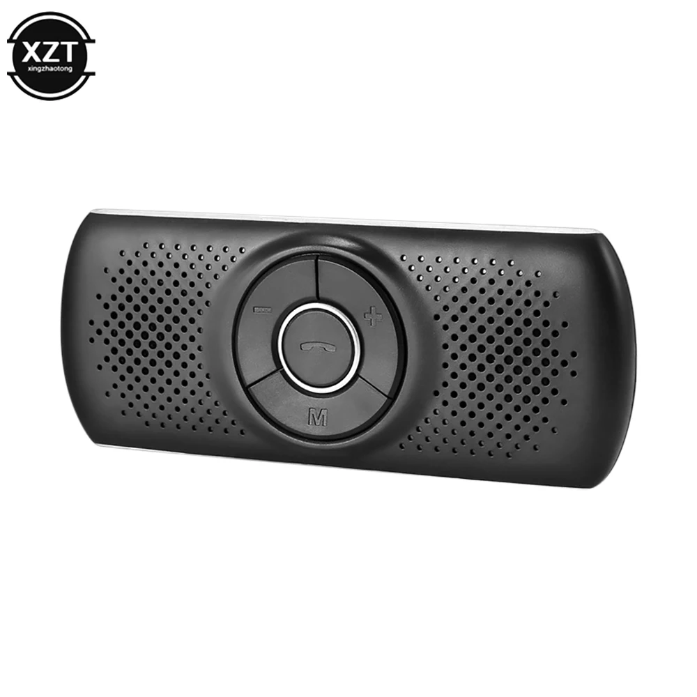 Car Wireless Bluetooth Kit Handsfree Speakerphone Sun Visor Phone Speaker Auto Bluetooth Music Player Audio Receiver Accessories