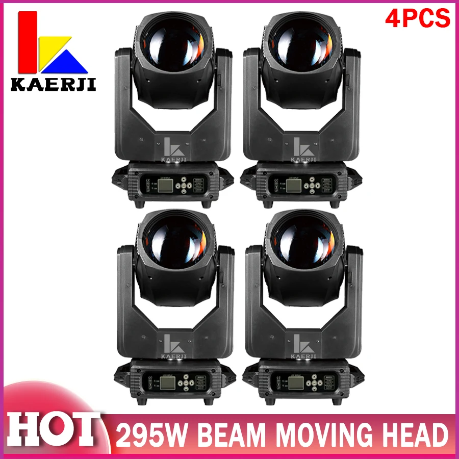 

NO Duty 4PCS New 295W Beam Moving Head Light DMX Stage Lighting Projector Suitable For DJ Disco Party Professional Stage