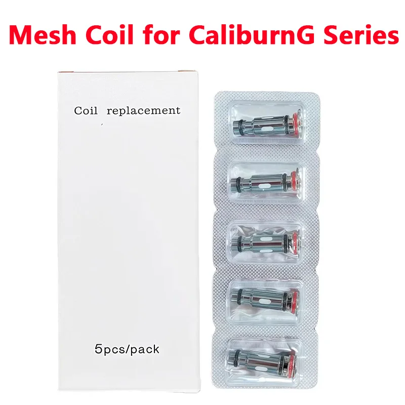 5 Stück K-Serie Caliburn G Vape Ersatz-Mesh-Spule passend für UWELL Caliburn G/Caliburn KOKO Prime