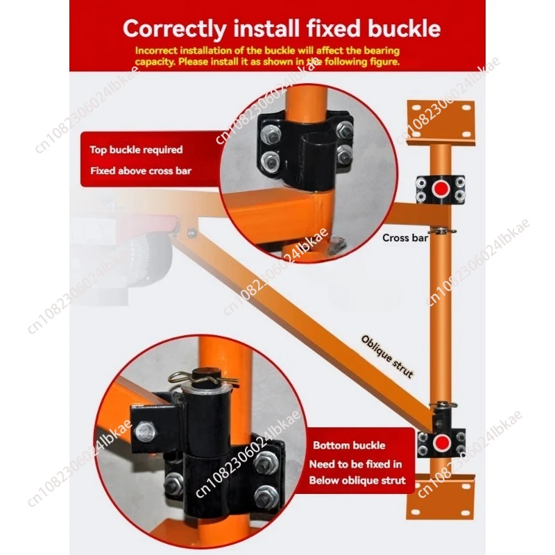 Household Crane Hoist Portable Small Lifting Machine Wall Fixing Bracket Electric Hoist For Lifting Building AA