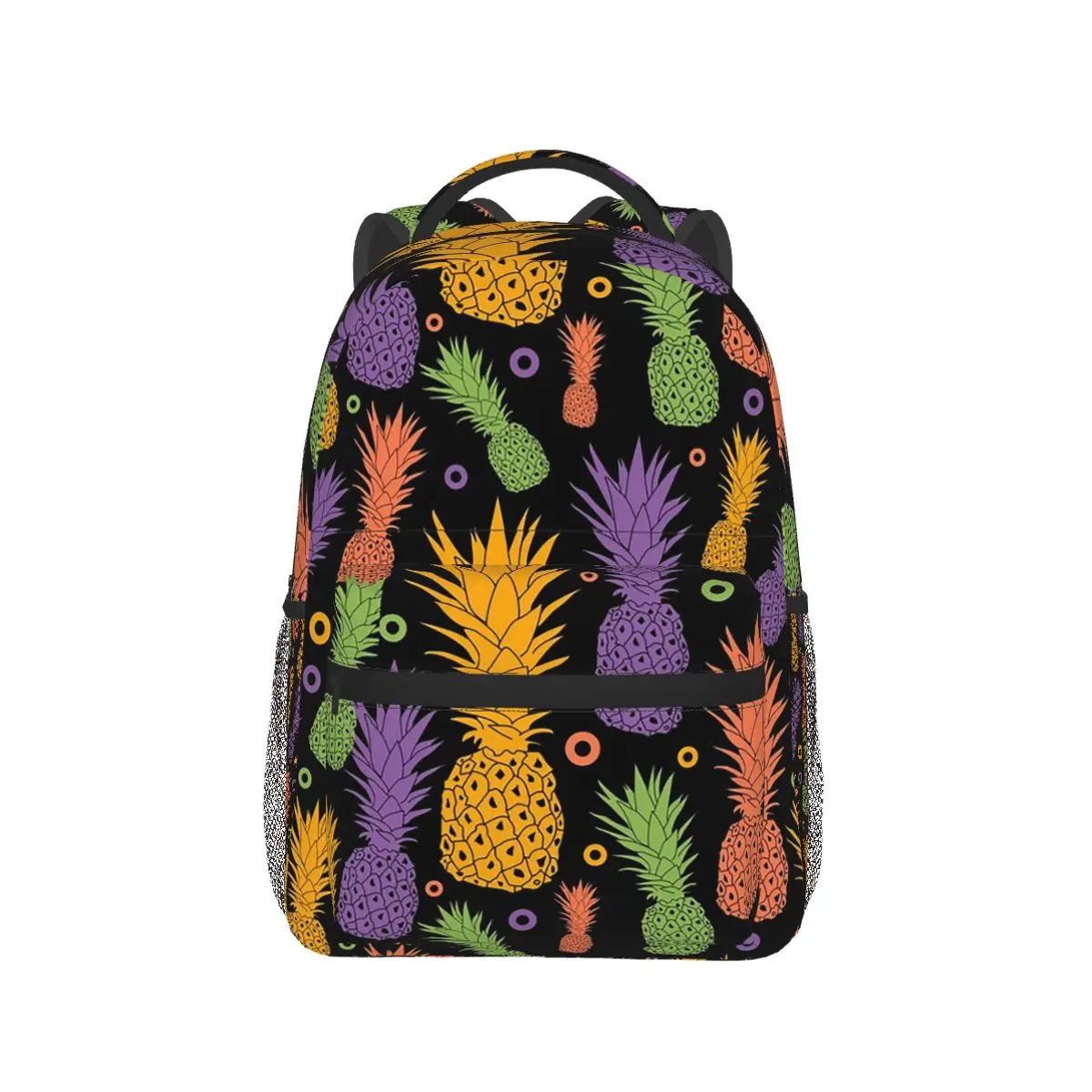 Pineapple Tropical Fruit Backpack Hot Sale Daypack Large Capacity Children BookBag School Bag Shoulder Bags for Men Women