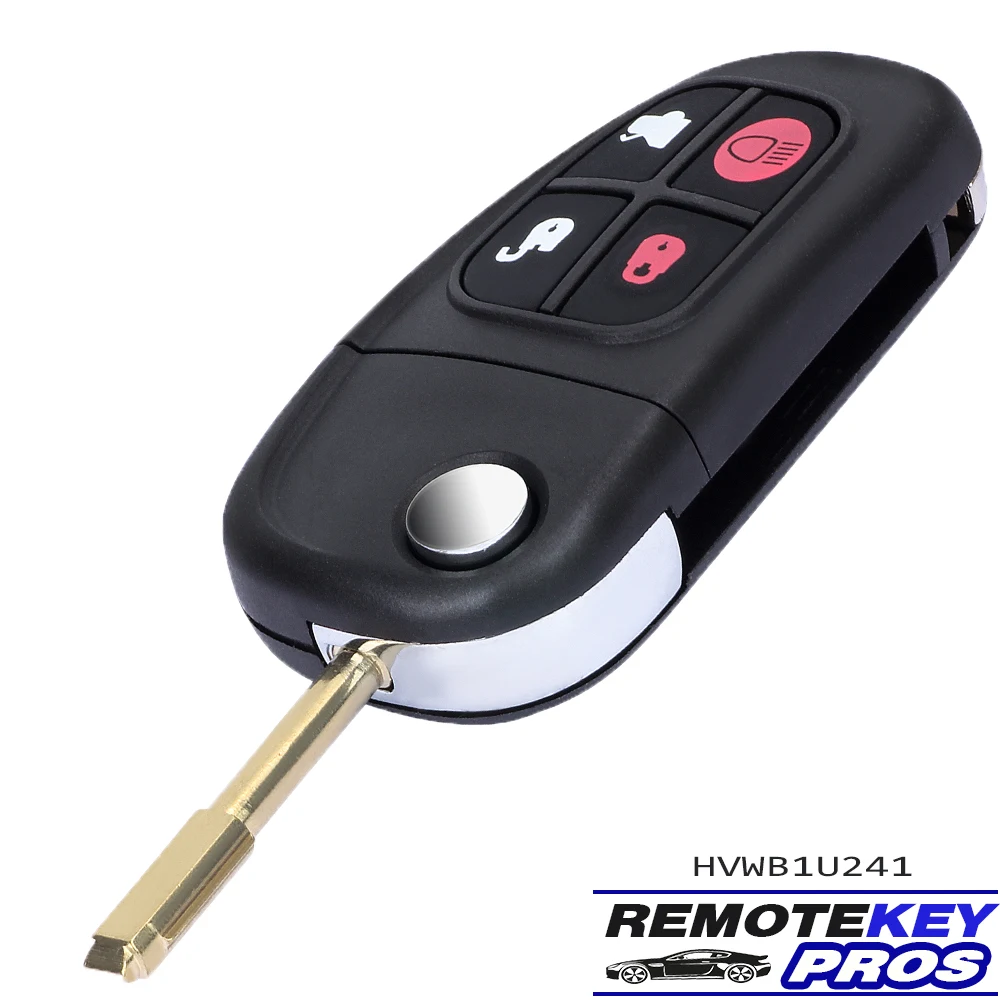 DIYKEY HVWB1U241 Remote Key 315MHz /433MHz 4D60 Fob for Jaguar S-Type X-Type XJ8 2002 2003 2004 2005 2006 2007 2008