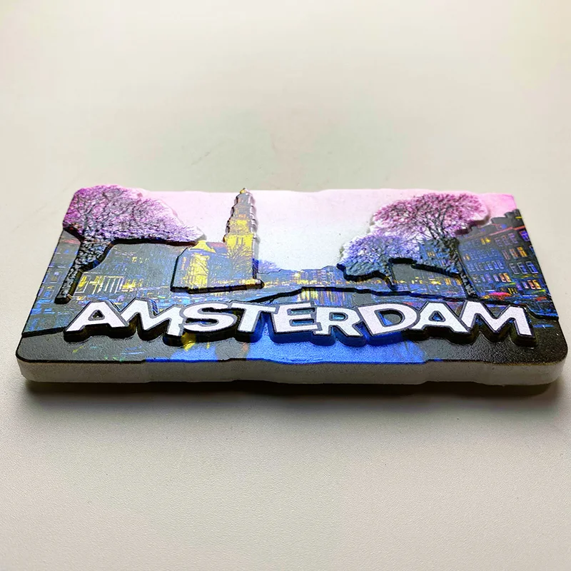 

3D магниты для холодильника Amsterdam, туристические сувениры, магниты для холодильника, коллекционные предметы искусства и ремесла, подарки