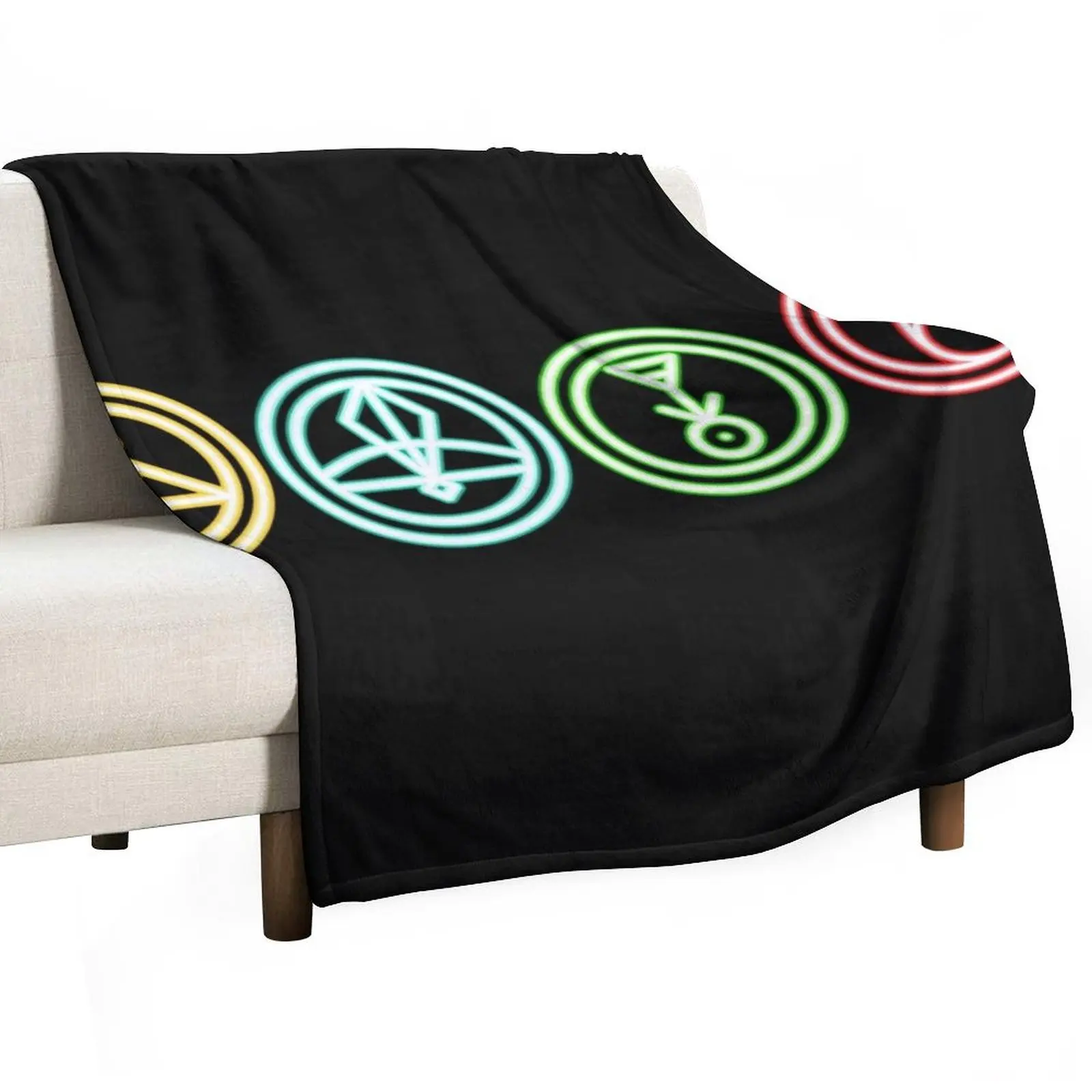 Neon Owl House Throw Blanket Ultra Soft Flannel Fleece Blanket for All Seasons
