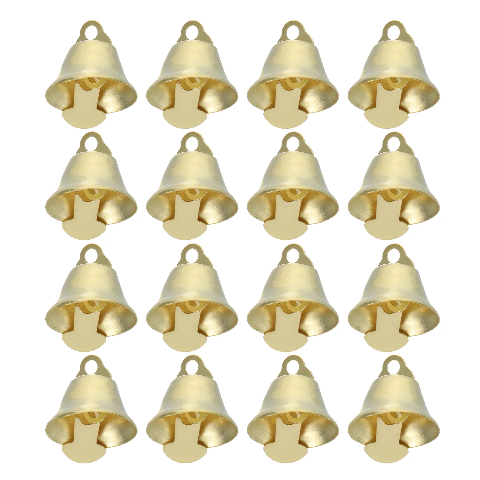 72 Pcs Vintage Ornaments Mini Bell Small Brass Bells Christmas Metal Craft Tree Golden Jingle