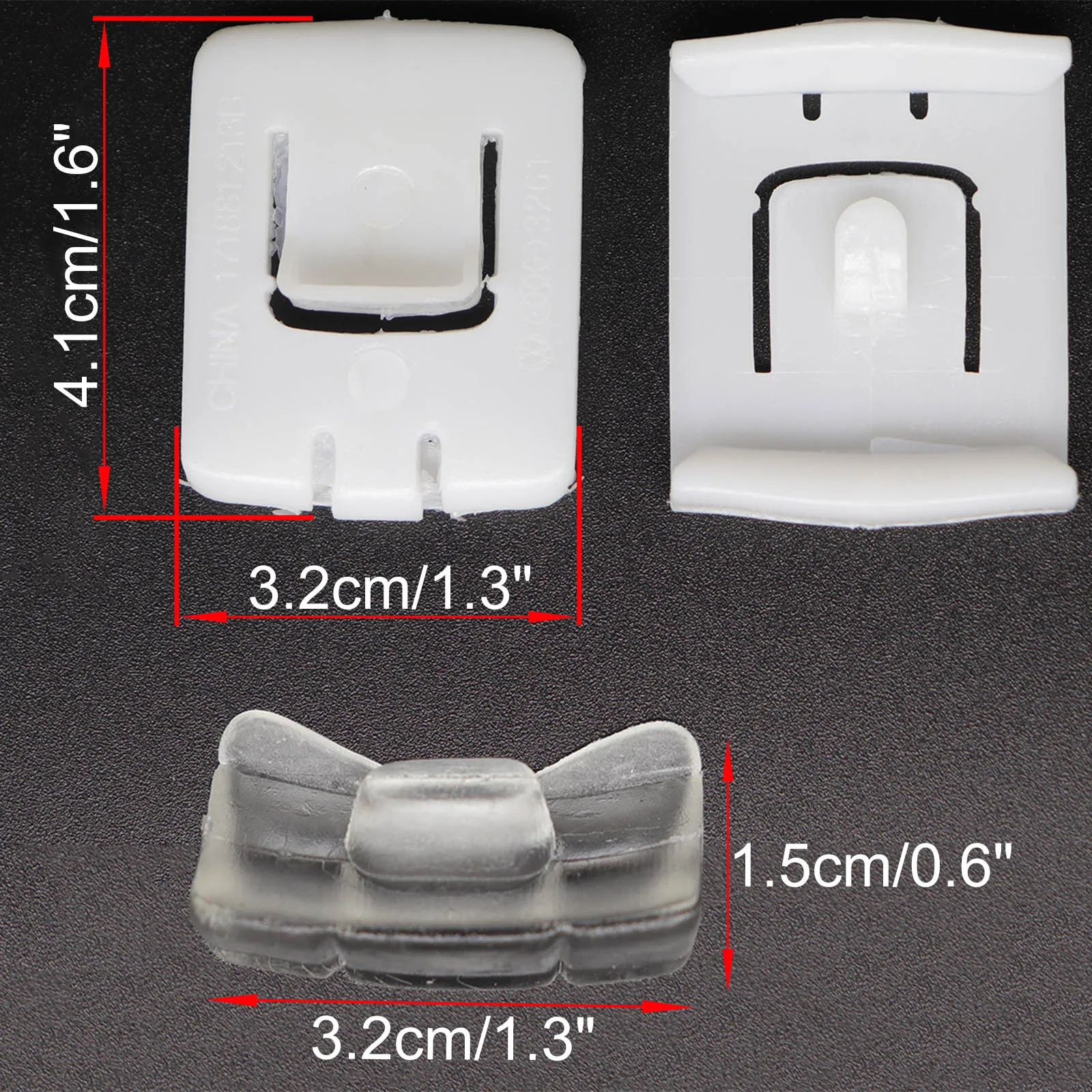 Pieza de guía deslizante de Clip de corredor de riel de sujeción de asiento de 6 uds 171881213 B Para Audi 80 1978 1979 1980 1981 1982 1983 1984