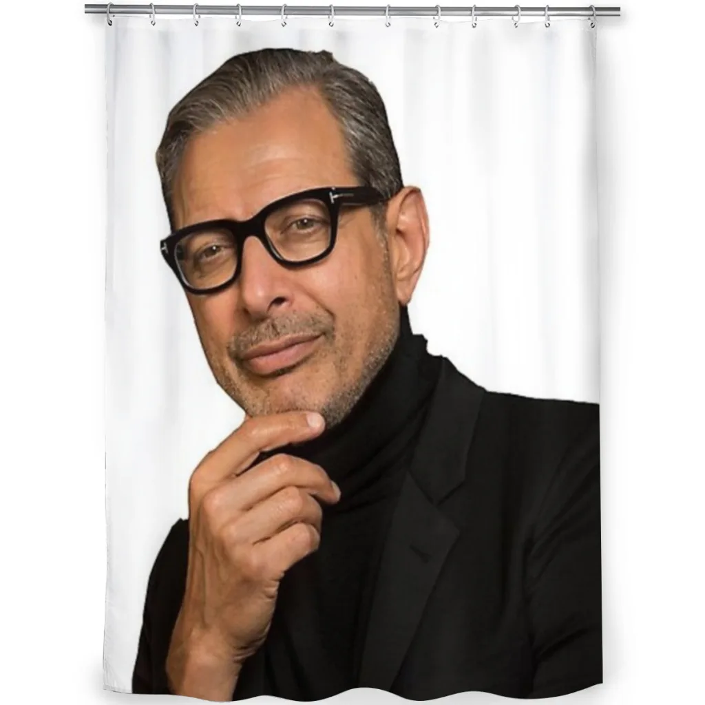 Jeff Goldblum Shower Curtain for Bathroom  Aesthetic Room Decoration