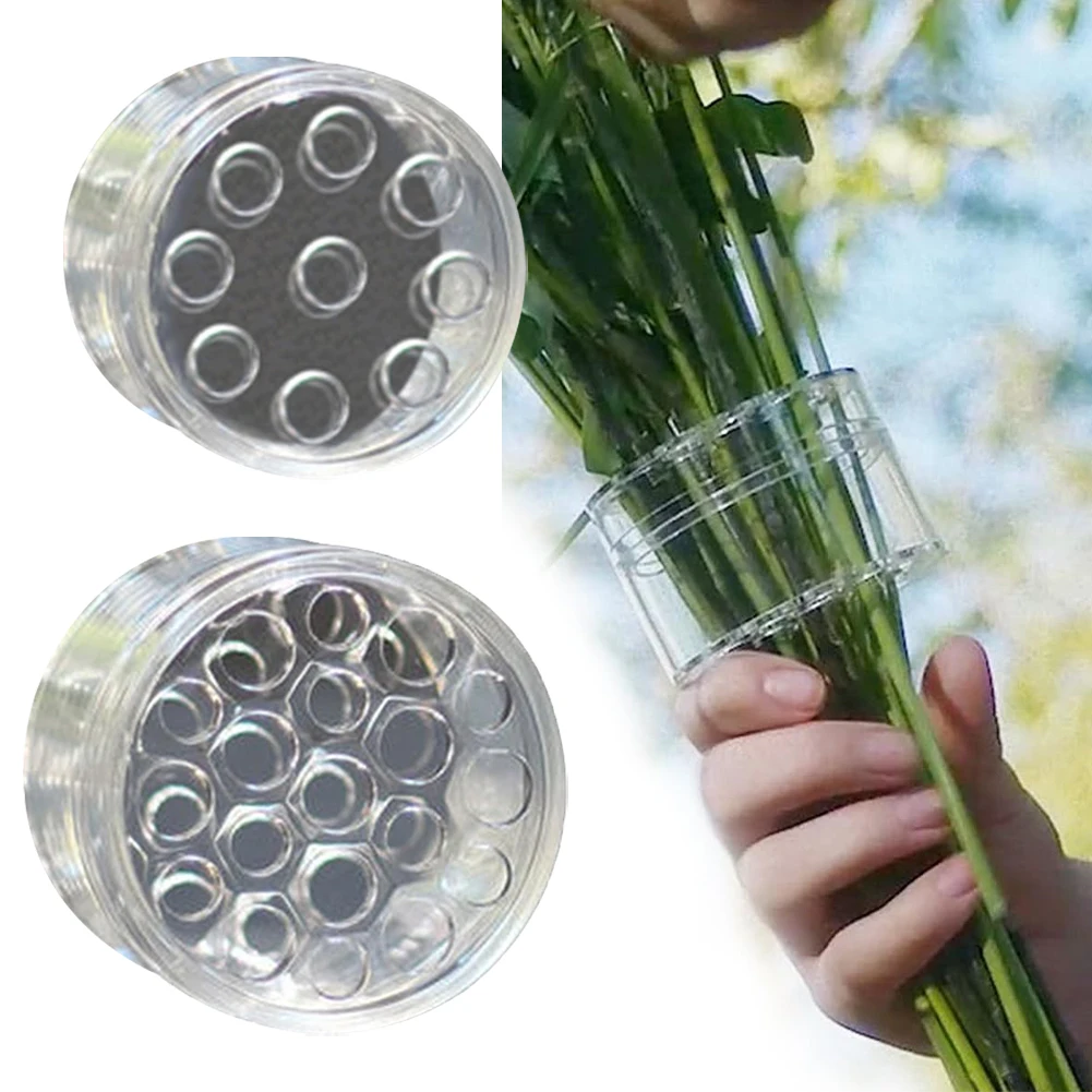 1/2PCS Spiral Ikebana Stem Holder DIY Bouquet Twister Flower Arrangement Holder Transparent for Vases Waterproof Flower Support