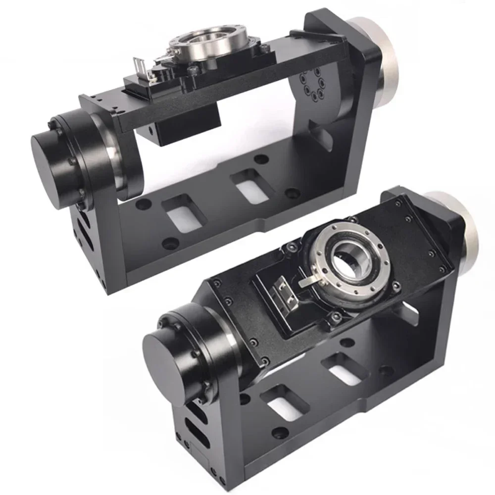 Precision 5th Axis Hollow Flipping Table Indexing Rotary Table Hollow Rotating Platform for Laser Welding,CNC Route,Dispenser