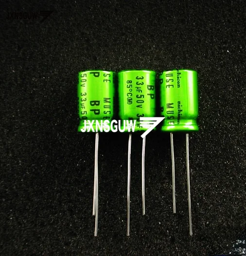 

10PCS/lot Original Japan NICHICON MUSE BP 50V33UF 10X16MM Electrolytic Capacitor ES 33uF 50V UES1H330MPM Free Shipping
