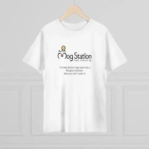 मोग स्टेशन बटहोल अनदेखा नहीं किया जा सकता मज़ेदार FFXIV फ़ाइनल फ़ैंटेसी 14 टी-शर्ट 10 best sales ffxiv शर्ट - №1