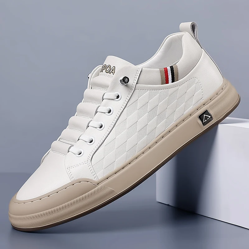 

New Summer Breathable Comfortable High Quality White Shoes Casual Sneakers38-44 Lightweight Men's