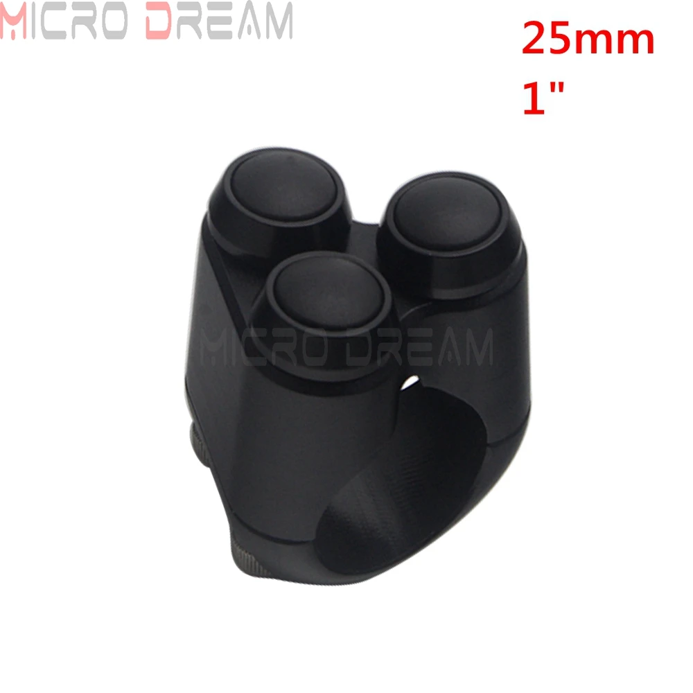 Dubbele Momentary Knoppen Motorfiets 7/8 "& 1" Stuur Schakelaar Motor Claxon Elektrische Start Kill Lamp licht AAN UIT