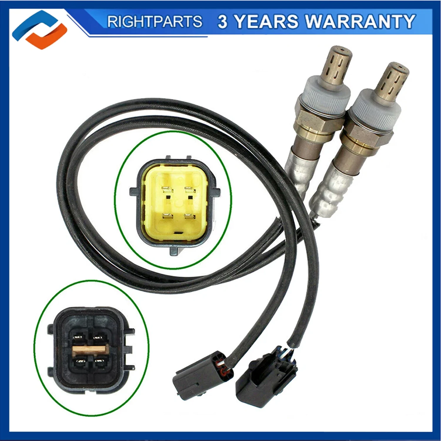2pcs Front Rear Oxygen O2 Sensor For 2006 2007 2008 Chevrolet Aveo Aveo5 Pontiac Wave Suzuki Swift+ 2006 2007 Pontiac Wave5 1.6L