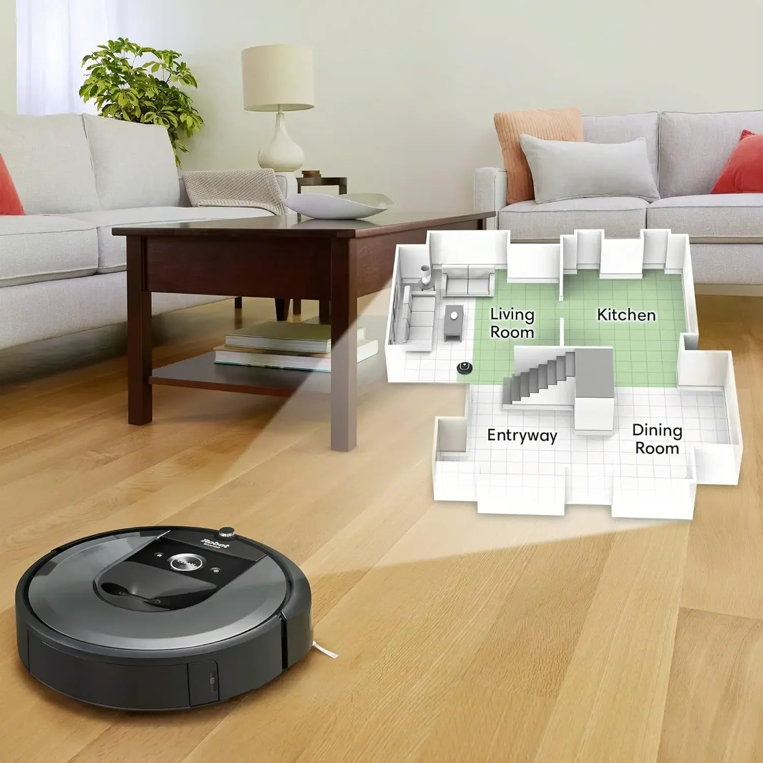 (6550) Robot Vacuum with Automatic Dirt Disposal-Empties Itself for up to 60 Days, Wi-Fi Connected, Works with Alexa, Carpet