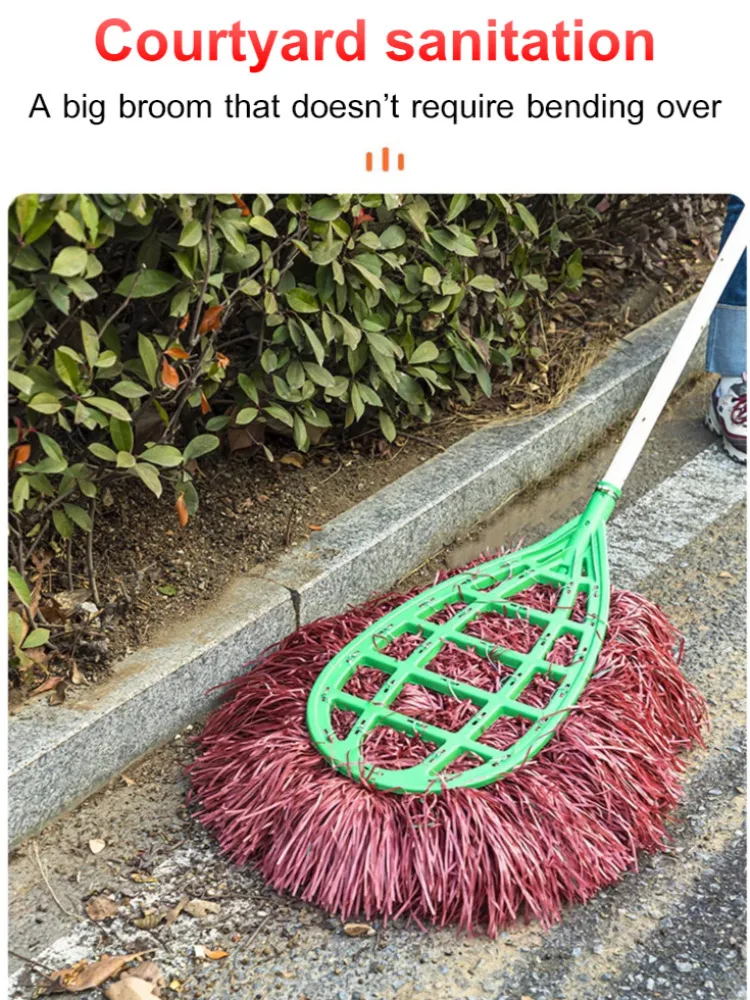 Outdoor large broom for sweeping oldfashioned broom for sweeping the yard road large broom