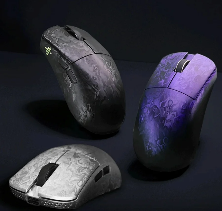 

IPI Qi мышь трехрежимная беспроводная мышь Paw3950 8000 Гц частота запуска игровая мышь из углеродного волокна геймер Nordic52840 аксессуары для ПК