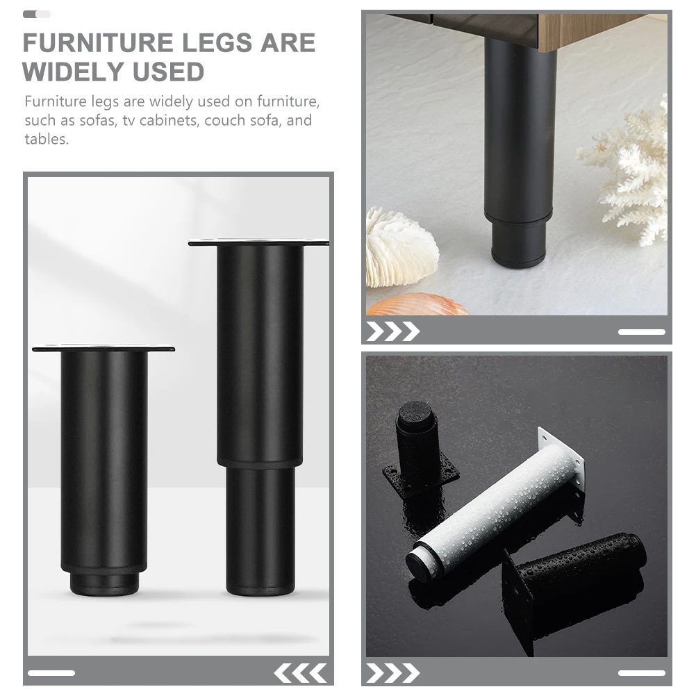 

4Pcs Metal Furniture Legs Adjustable Heavy Duty Sofa Couch Cabinet Table Legs Support Feet Furniture Feet Table Leg