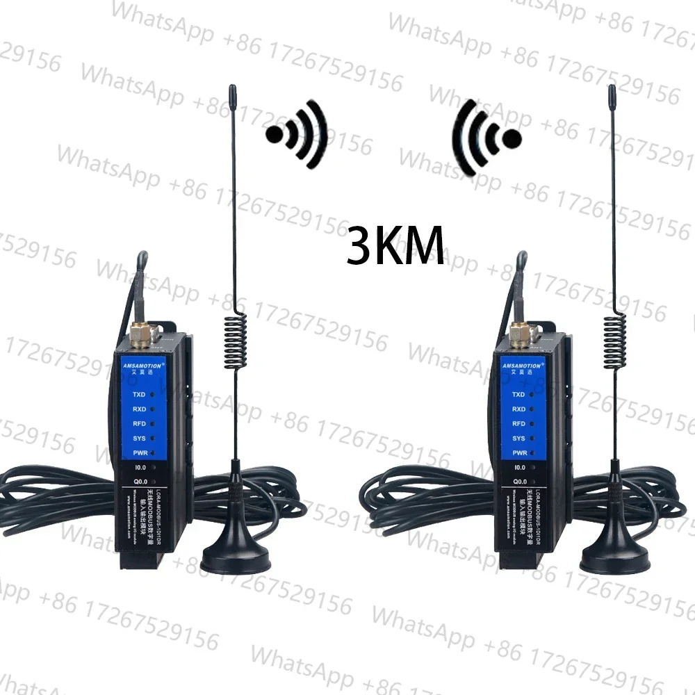 LORA-MODBUS-1DI1DR LORA Wireless Module Remote Control Transparent Transmission MODUBUS RTU Protocol Digital Input Relay Output