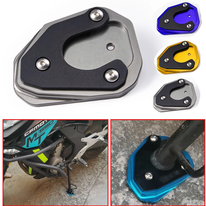 For CFMOTO MT800 800MT 650MT 800 650 MT CF MOTO 650 TR-G 650TR-G Accessories Motorcycle Side Stand Extension Pad Bracket