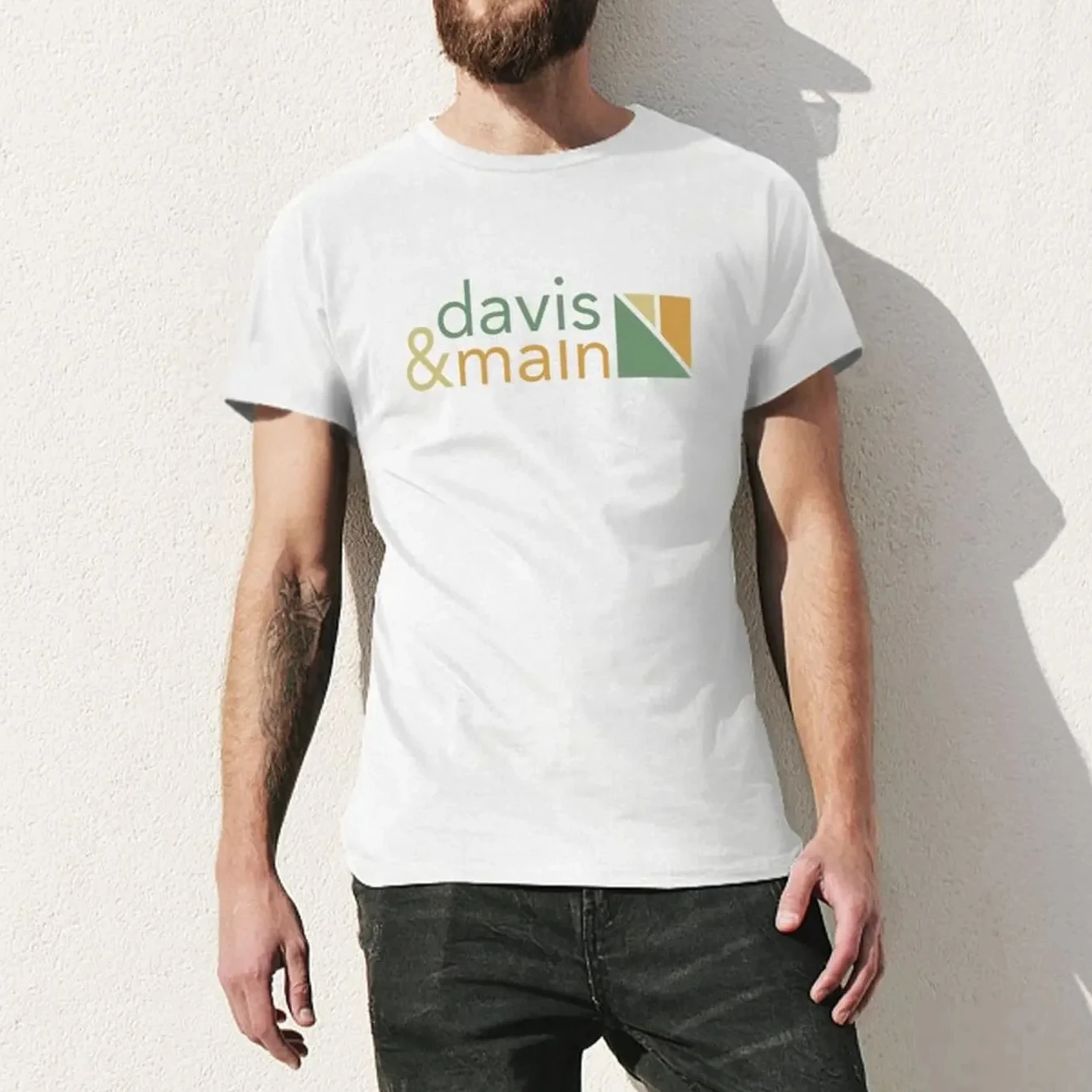 

davis & main T-shirt customs design your own anime shirts graphic tees men clothing Streetwear Cotton Short Sleeve Clothing