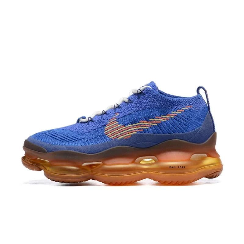 

Nike Air Max Scorpion Flyknit Blue Brown Mesh Air Cushion Lightweight Men Women Running Shoes Unisex Casual Sneakers