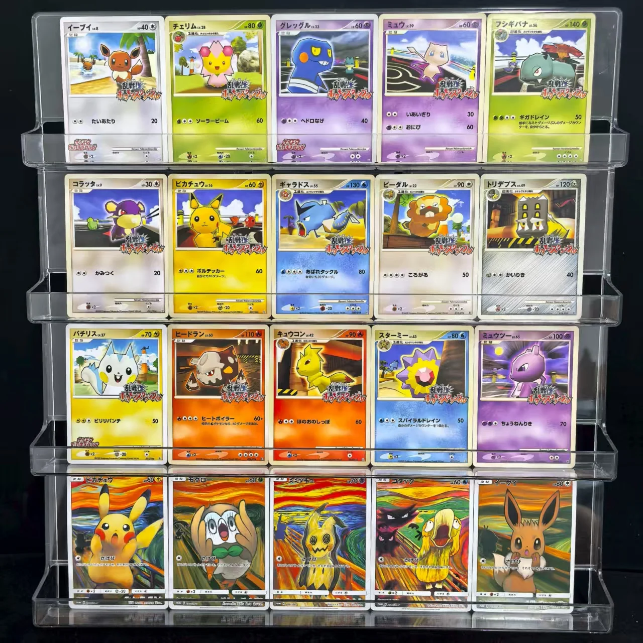 

19 шт., японские коллекционные карты Pokemon Rumble, Пикачу Zapdos Lucarlo Mew Starmie, классическая игра, хобби, аниме, карты, подарочные игрушки