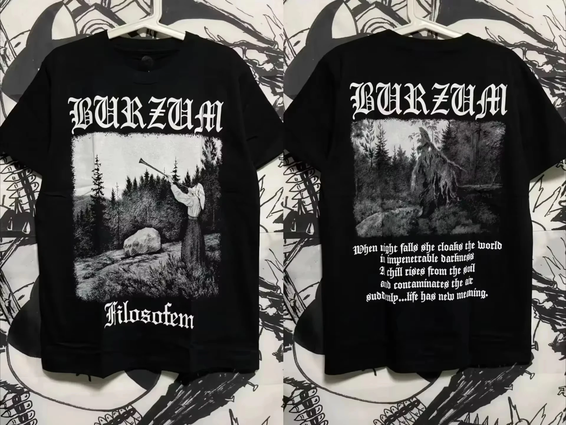 

Burzum Blow T Shirt Men Women Cotton Short Sleeve Summer High Quality T-shirts Fans Comfortable Tshirt Round Neck Classic Tops