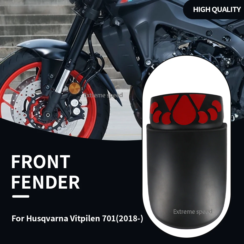 

For Husqvarna Vitpilen 701 Vitpilen701 (2018-) Motorcycle Accessories Mudguard Extension Splash Front Fender Hugger Extender