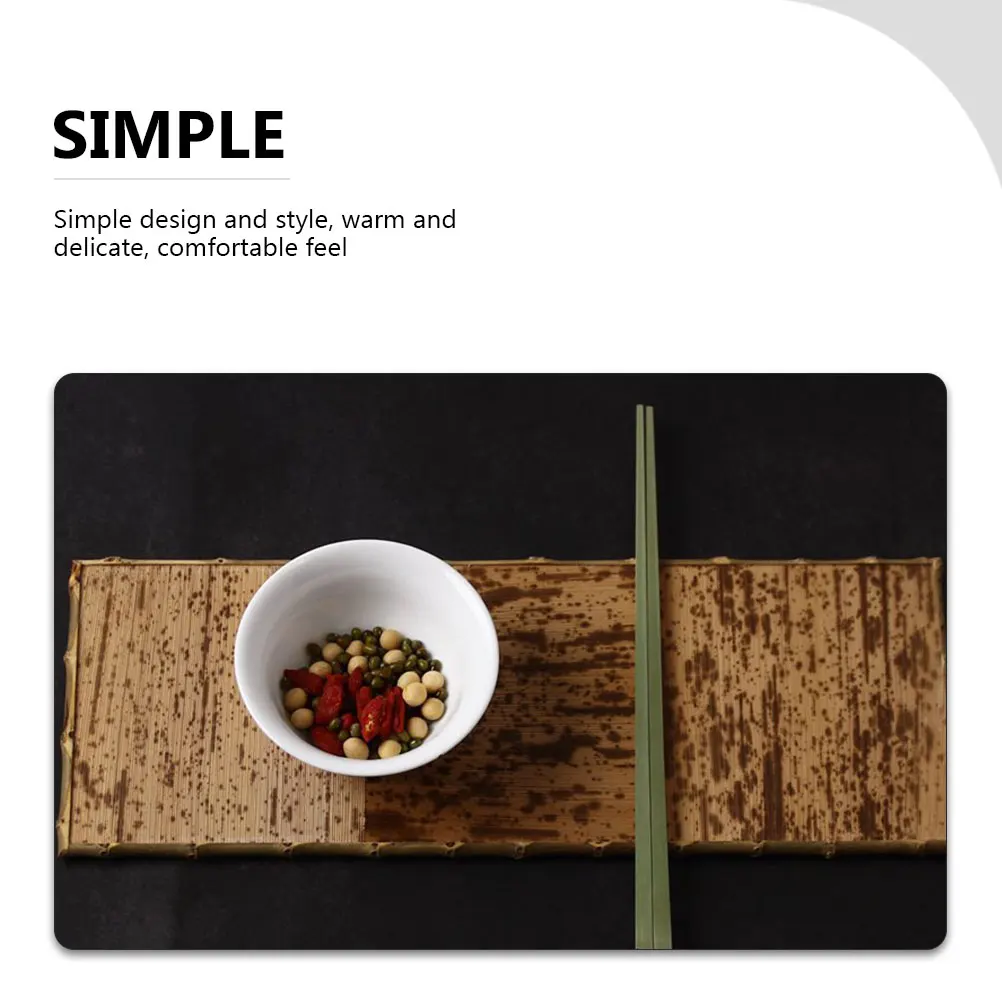 

1 Pair Japanese Style Bamboo Anti-Slip Reusable Practical Household Flatware For Home Hotel Food Serving Heat-Resistant Prime